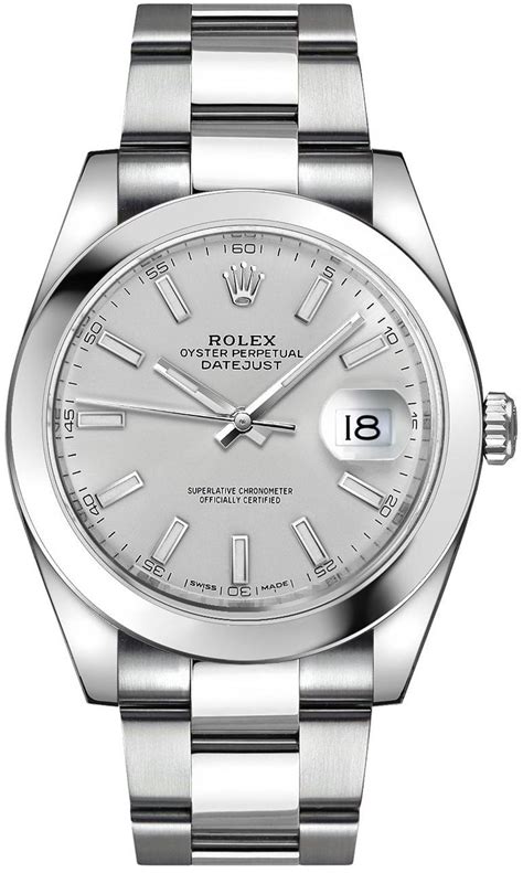 rolex datejust zilver|rolex datejust silver price.